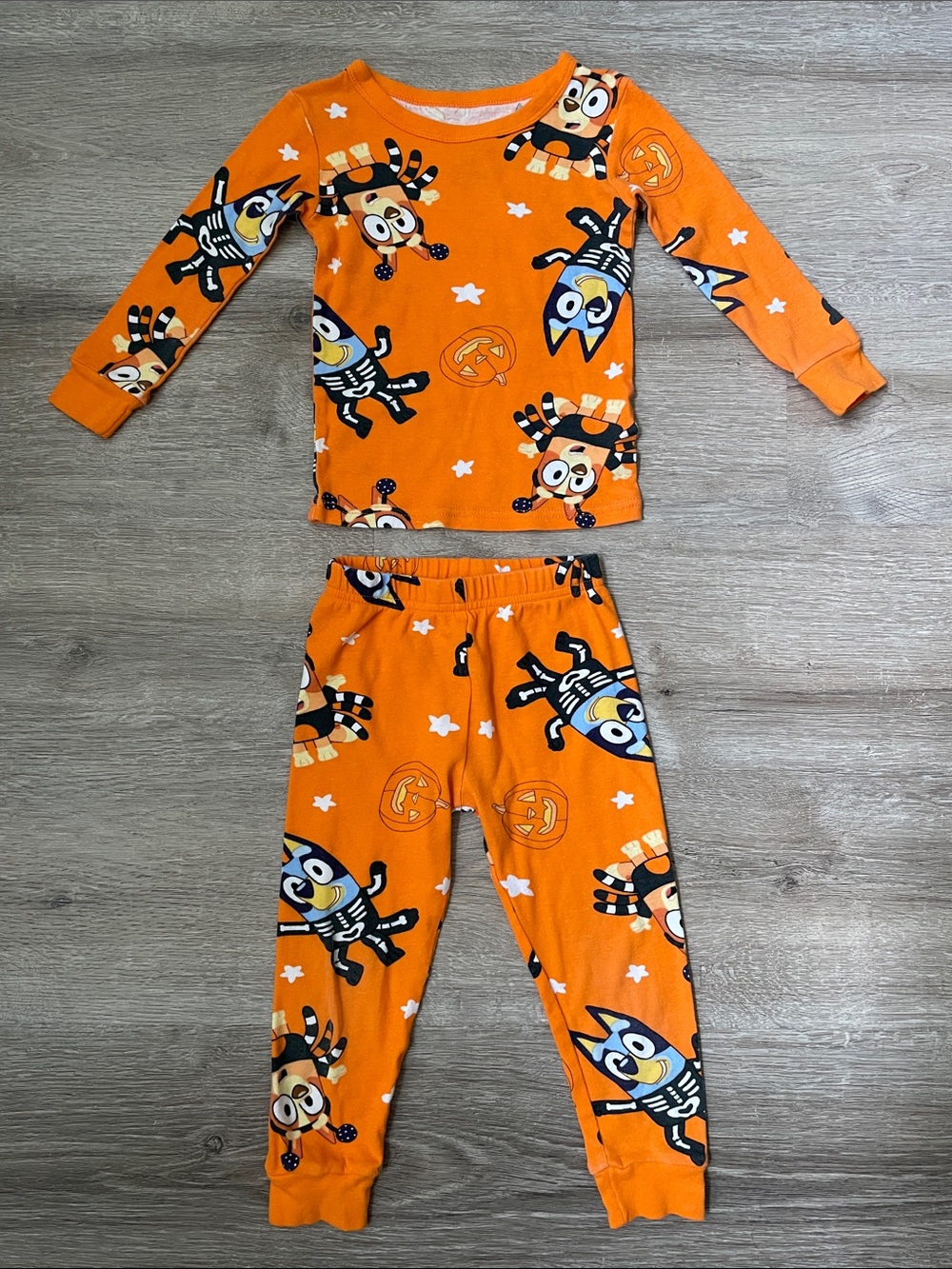 Bluey + Bingo Halloween Pajama Set size 3T